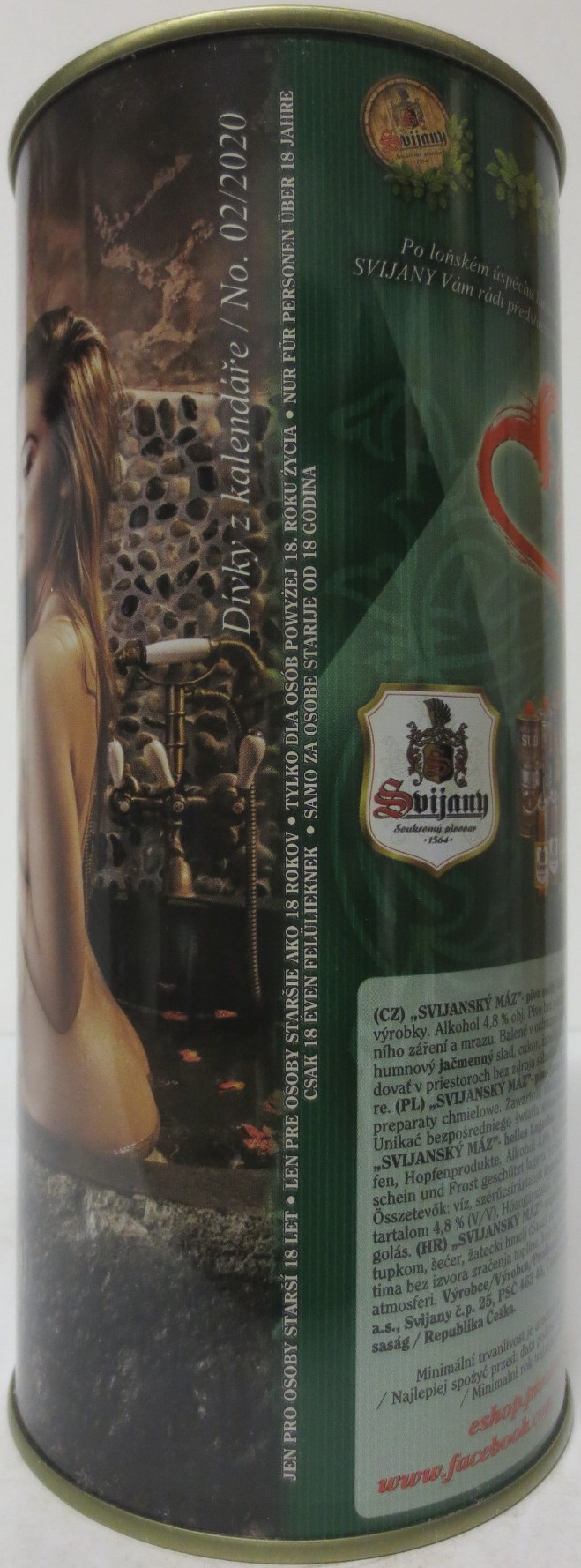 Svijany SVIJANSKÝ MÁZ dívky z kalendáře -No. 02/2020 (200cl)