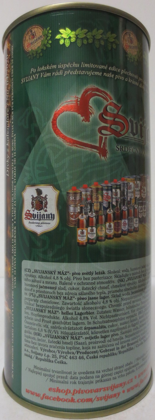 Svijany SVIJANSKÝ MÁZ dívky z kalendáře -No. 04/2020 (200cl)