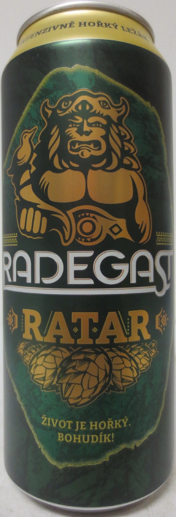 RADEGAST RATAR ŽIVOT JE HOŘKÝ BOHU DÍK! INTENZIVNĚ HOŘKÝ LEŽÁK (CZ) (50cl) (B/O) č.1 
