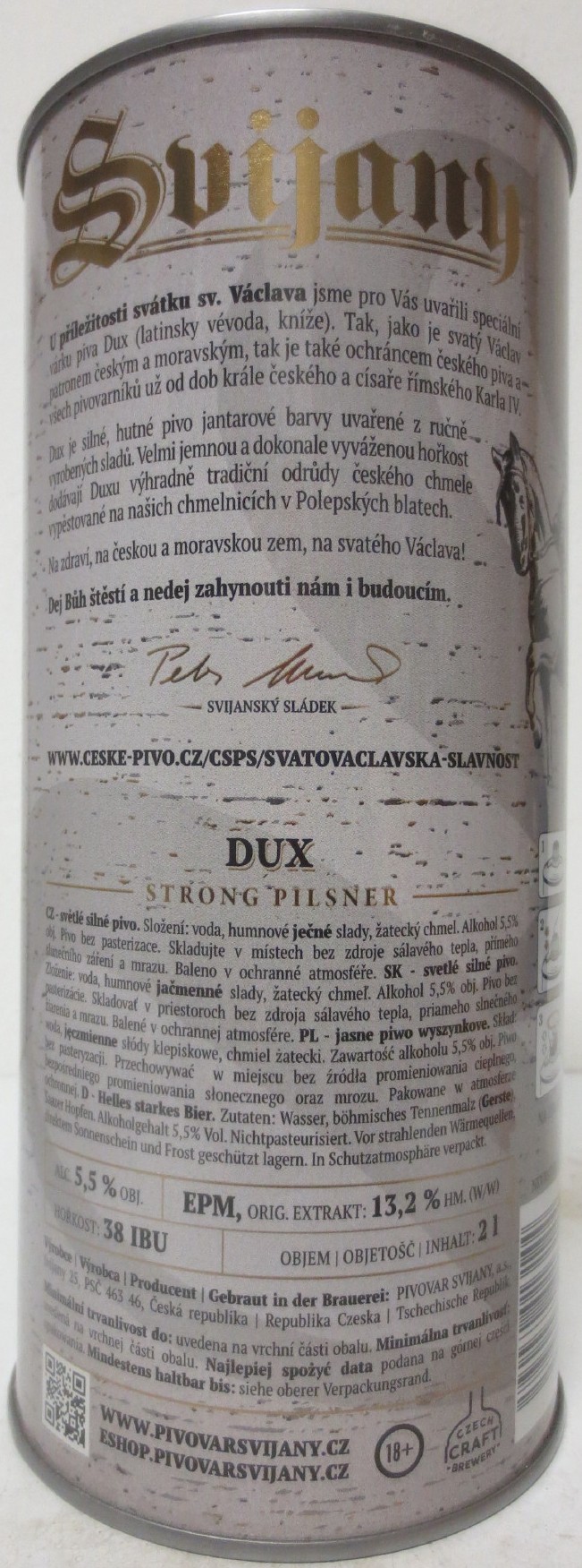Svijany Dux (200cl) č.1 