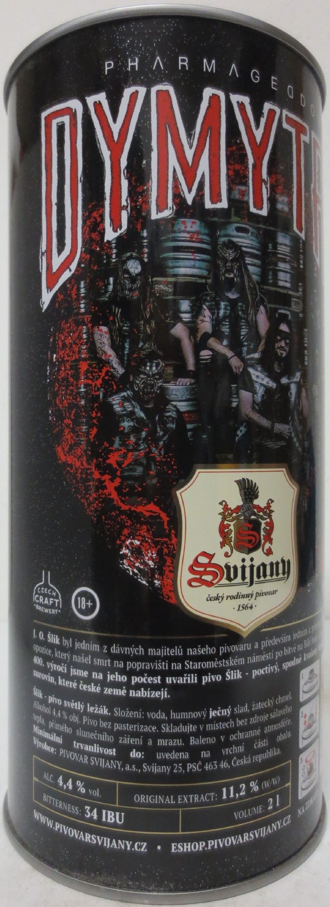 Svijany DYMYTRY Šlik BOHEMIAN PILSNER -11- (200cl) č.1 