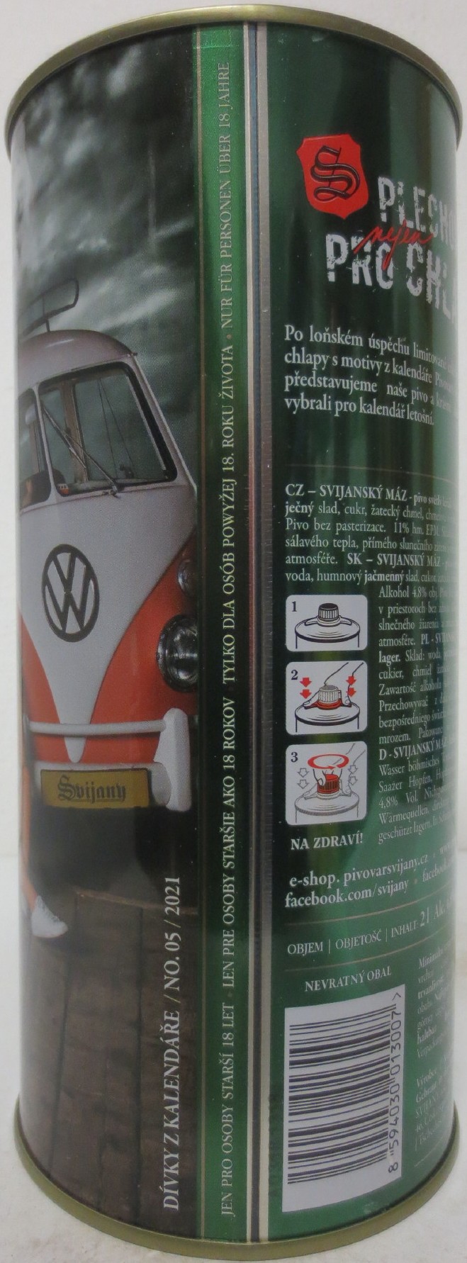 Svijany SVIJANSKÝ MÁZ dívky z kalendáře NO. 05/2021 (200cl)