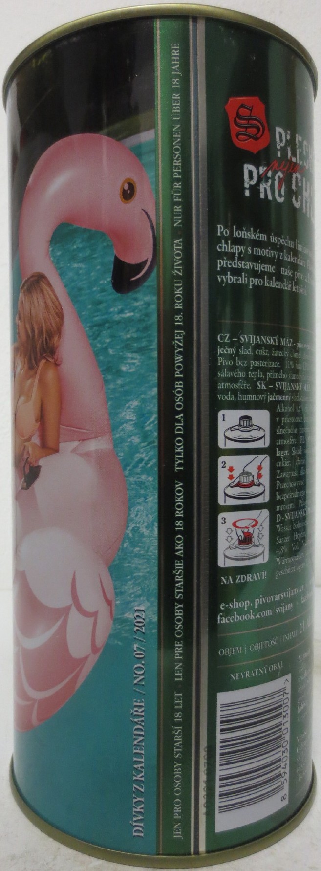 Svijany SVIJANSKÝ MÁZ dívky z kalendáře NO. 07/2021 (200cl)