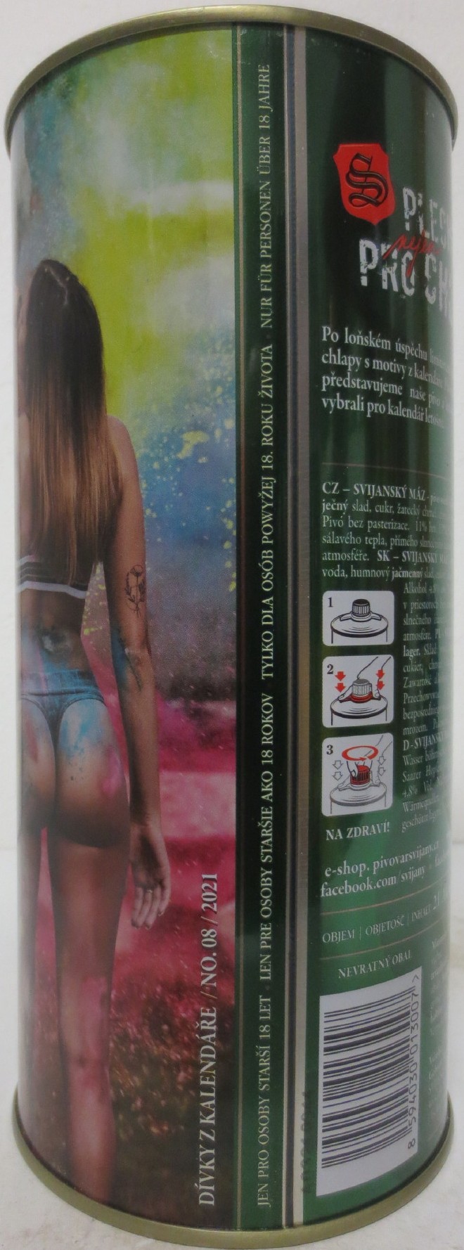 Svijany SVIJANSKÝ MÁZ dívky z kalendáře NO. 08/2021 (200cl)  