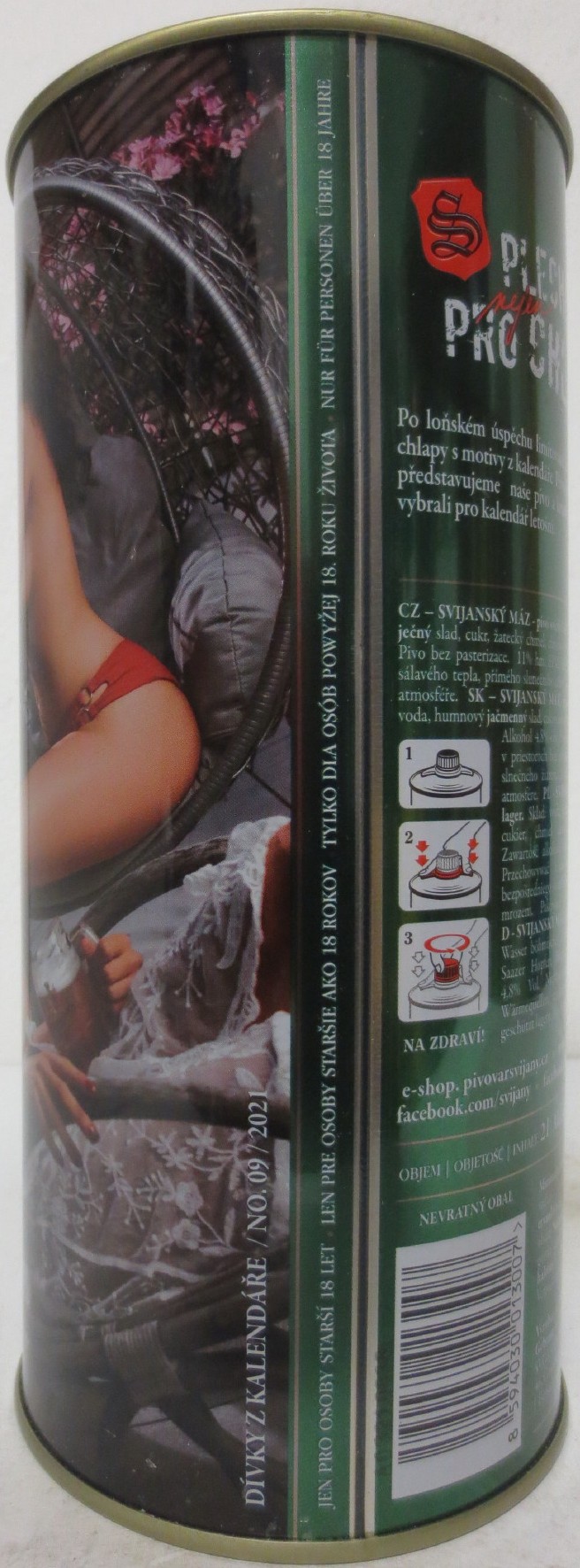 Svijany SVIJANSKÝ MÁZ dívky z kalendáře NO. 09/2021 (200cl)