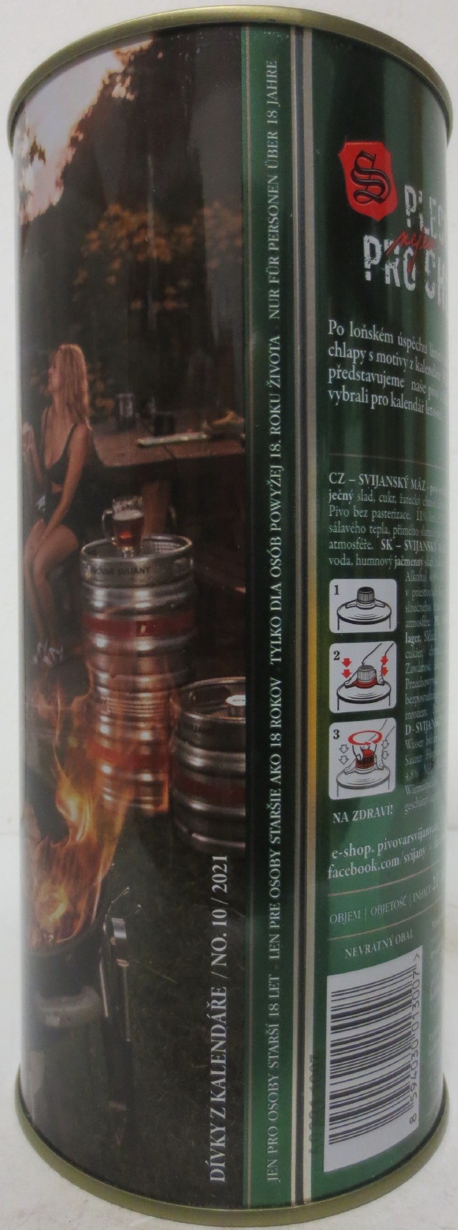 Svijany SVIJANSKÝ MÁZ dívky z kalendáře NO. 10/2021 (200cl)