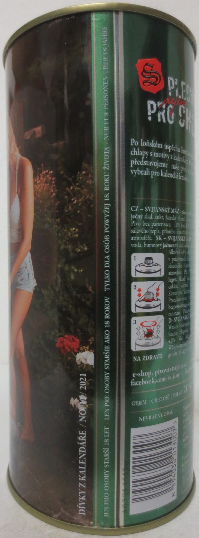 Svijany SVIJANSKÝ MÁZ dívky z kalendáře NO. 11/2021 (200cl)