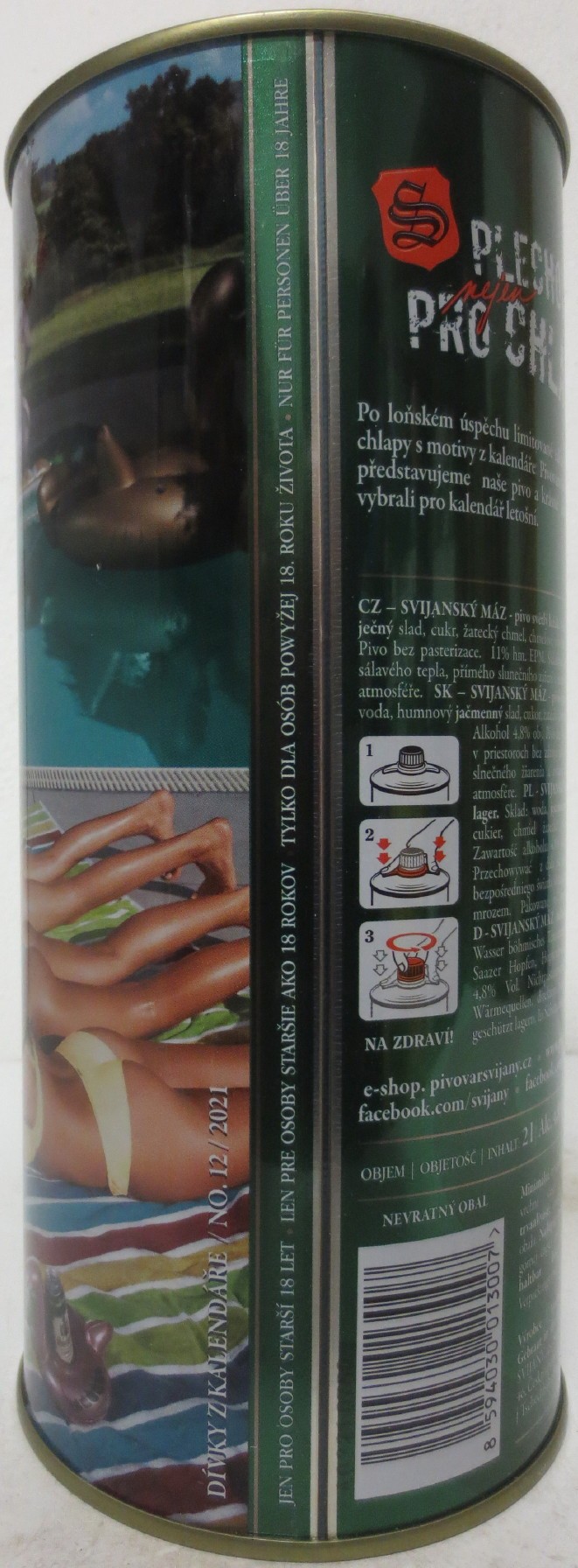 Svijany SVIJANSKÝ MÁZ dívky z kalendáře NO. 12/2021 (200cl)