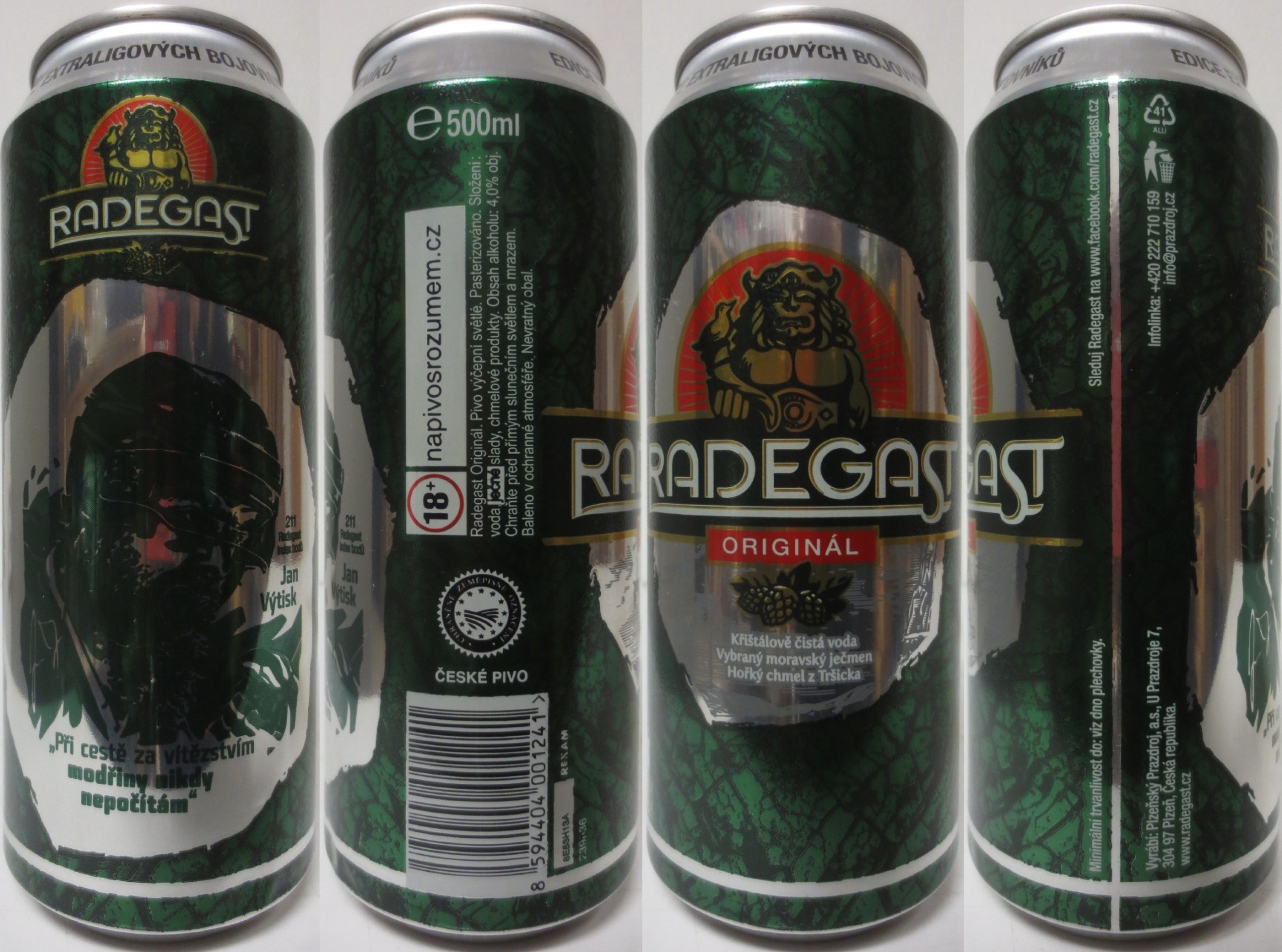 RADEGAST ORIGINAL EDICE EXTRALIGOVÝCH BOJOVNÍKŮ kompletní sérei (6ks) (CZ) (50cl) (B/O)