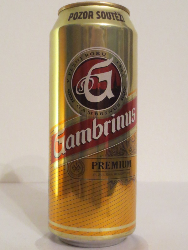 Gambrinus PREMIUM PLZEŇSKA RECEPTURA VYHRÁVEJ PO CELÝ ROK! (50cl) (B/O)