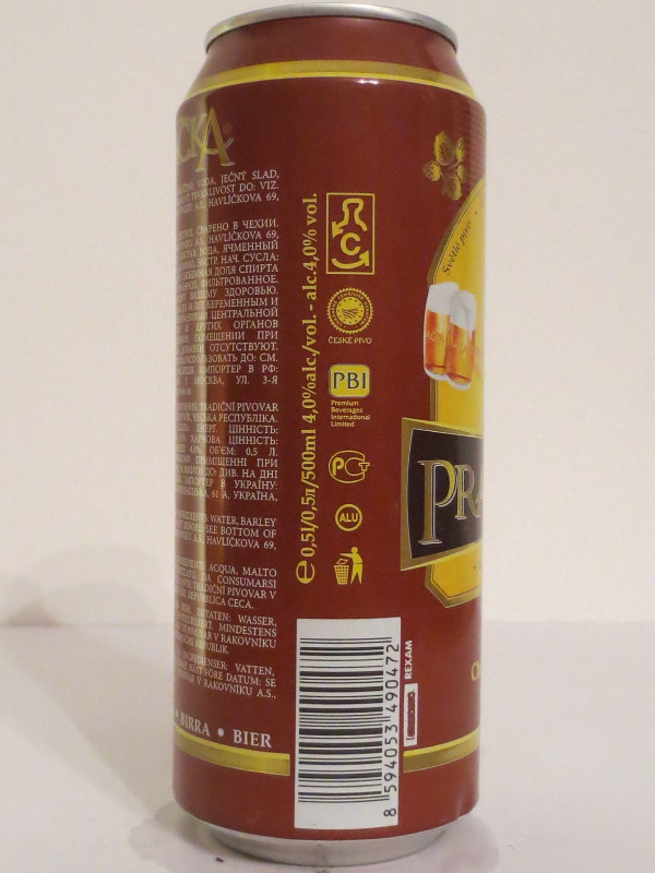 PRAŽAČKA Pažačka.Charm of Czechia. č.1 (50cl) (B/O)