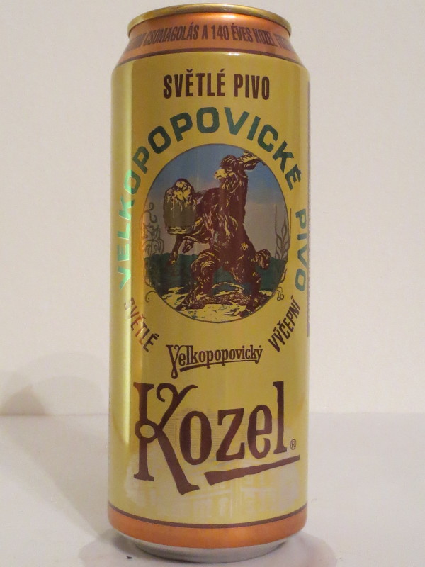 VELKOPOPOVICKÉ PIVO Velkopopovický Kozel SVĚTLÉ VÝČEPNÍ (HU) (50cl) (B/O) č.1 