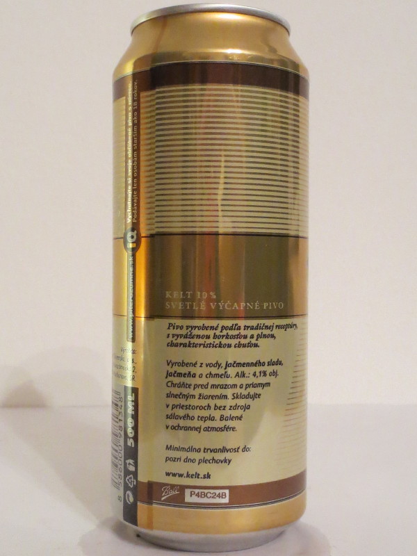 Kelt SVETLÉ PIVO (50cl) (B/O)