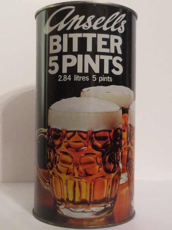 Ansells BITTER 5 PINTS 2.84 liters 5 pints (284cl)