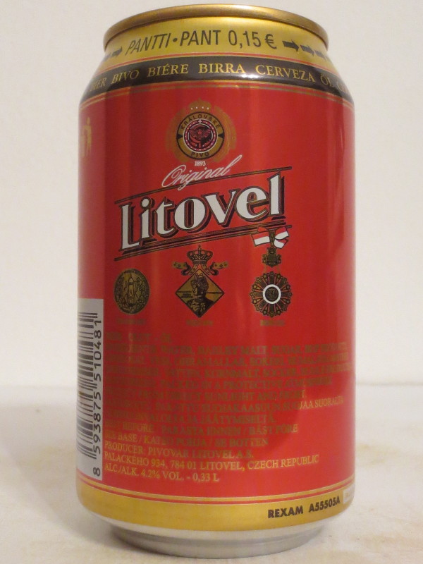 Original Litovel CLASSIC CZECH PALE DRAUGHT BEER (0,3L) 