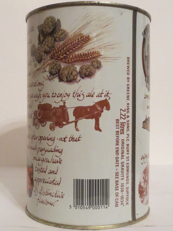 GREENE KING FINE SUFFOLR ALE (222cl) Nr.1