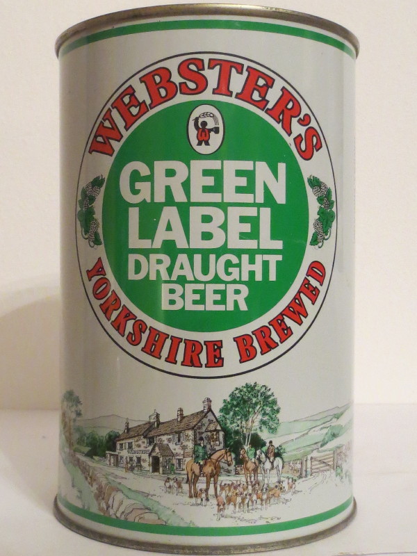 WEBSTER´S GREEN LABEL DRAUGHT BEER YORKSHIRE BREWED (222cl)
