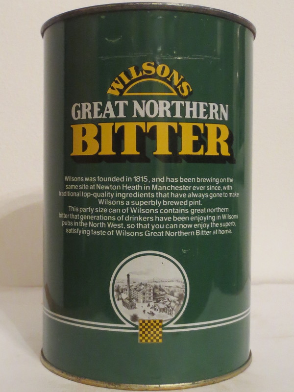 WILSONS GREAT NORTHERN BITTER (222cl) Nr.1