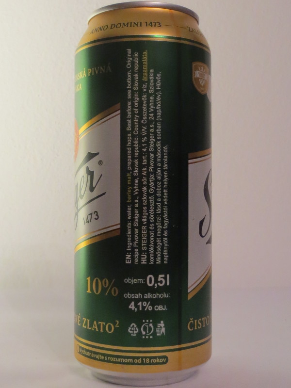 Steiger 1473 10% ČISTĚ PRÍRODÉ ZLATO (50cl) (B/O) č.1