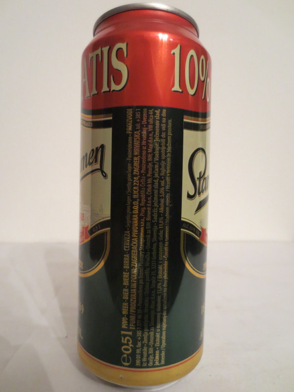 Staropramen PRAGUE PREMIUM BEER 10% GRATIS (50cl) (B/O)