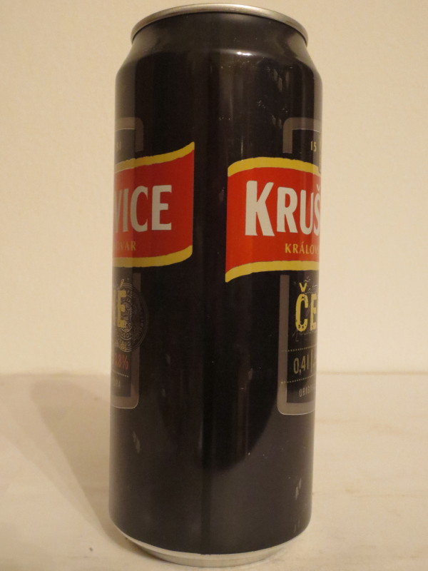 KRUŠOVICE KRÁLOVSKÝ PIVOVAR ČERNÉ (40cl) - lesklá verze
