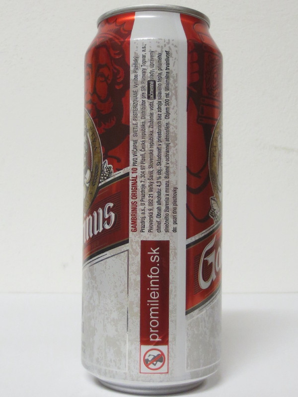 Gambrinus 10 Originál č.1 (50cl) (B/O)