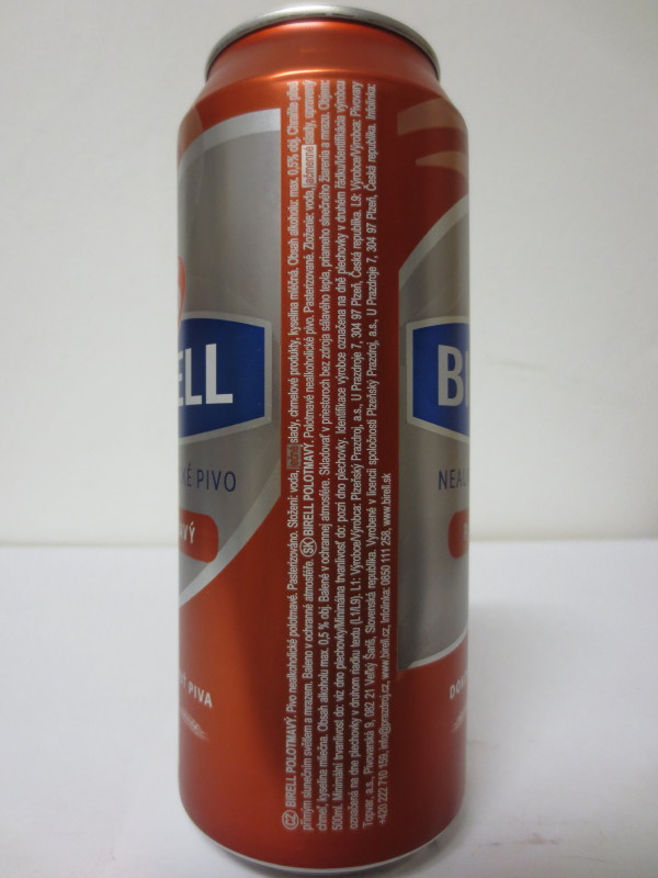 BIRELL NEALKOHOLICKÉ PIVO POLOTMAVÝ (50cl)