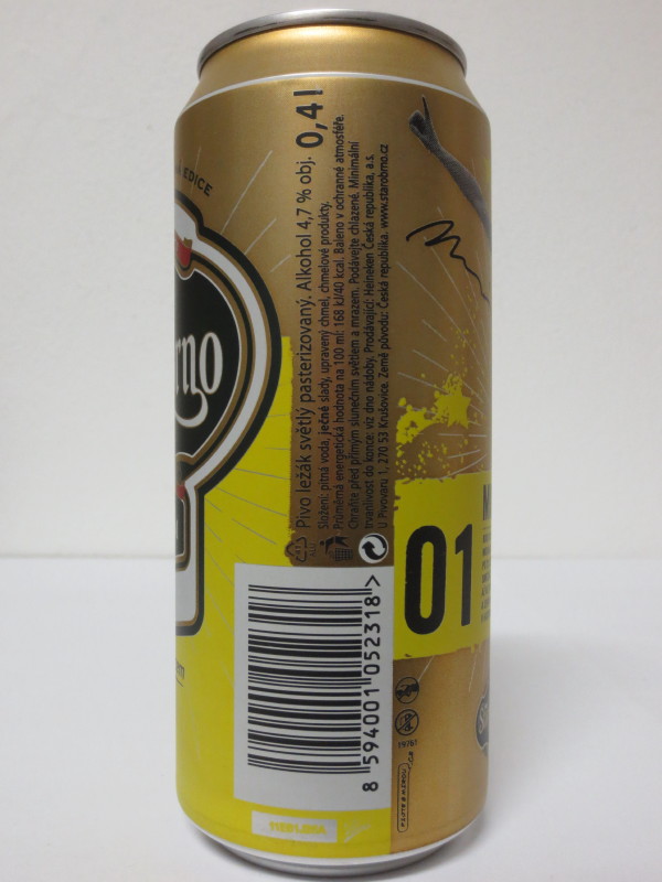 Starobrno MEDIUM Morava fandíme srdcem 01 MICHAL HRAZDÍRA (40cl)