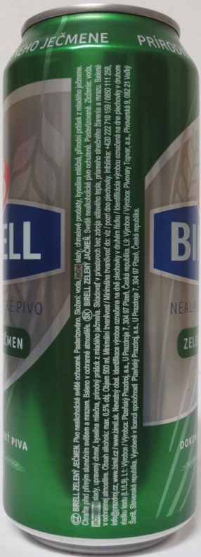 BIRELL NEALKOHOLICKÉ PIVO ZELENÝ JAČMEŇ (50cl) (B/O) č.1 