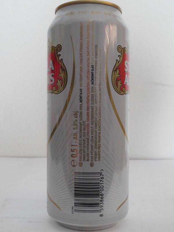 STELLA ARTOIS Belgium BREWING EXPERTISE PREMIUM LAGER BEER (50cl) (B/O) (CZ)