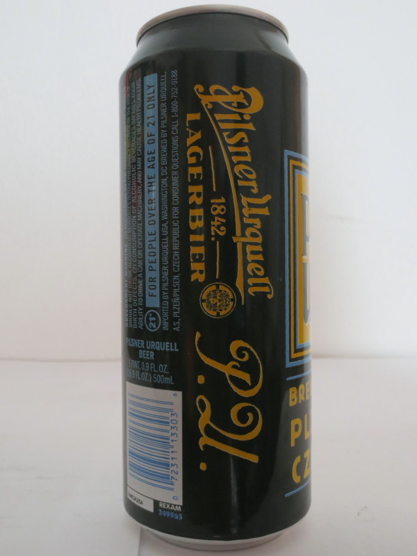 PILSNER URQUELL BREWED IN PLZEŇ CZECH (50cl) (T/O)