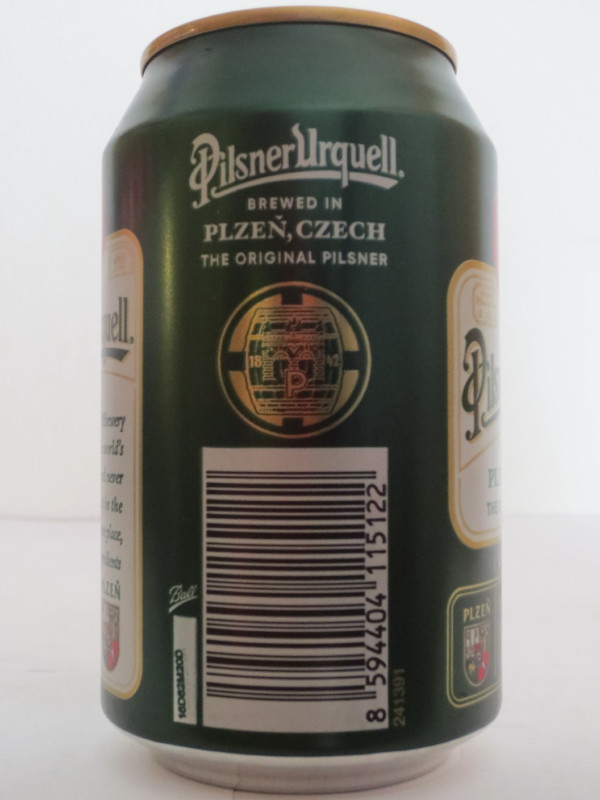 Pilsner Urquell BREWED IN PLZEŇ,CZECH THE ORIGINAL PILSNER IMPORTED (33cl) (T-O) č.1