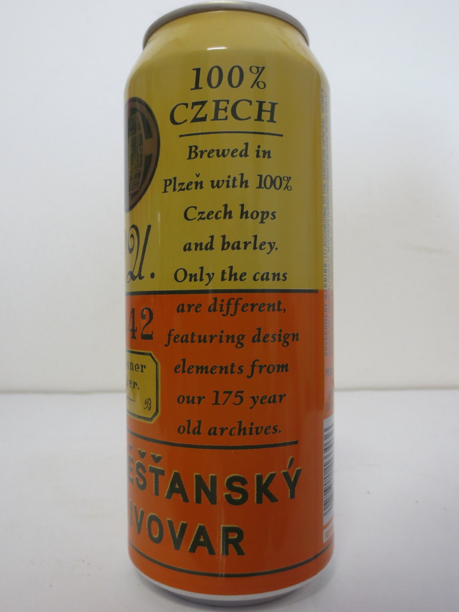 Pilsner Urquell PLZEŇ CZECH 175 anniversary (50cl) (T-O)