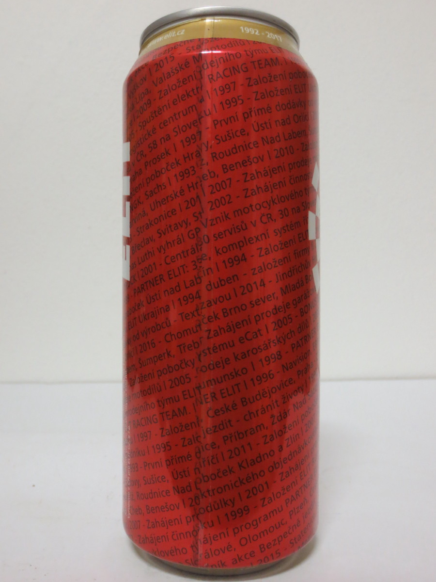 ELiT více než autodíly 25 LET SLAVNOSTNÍ ELITNÍ ležák č.1 (50cl) (B/O)