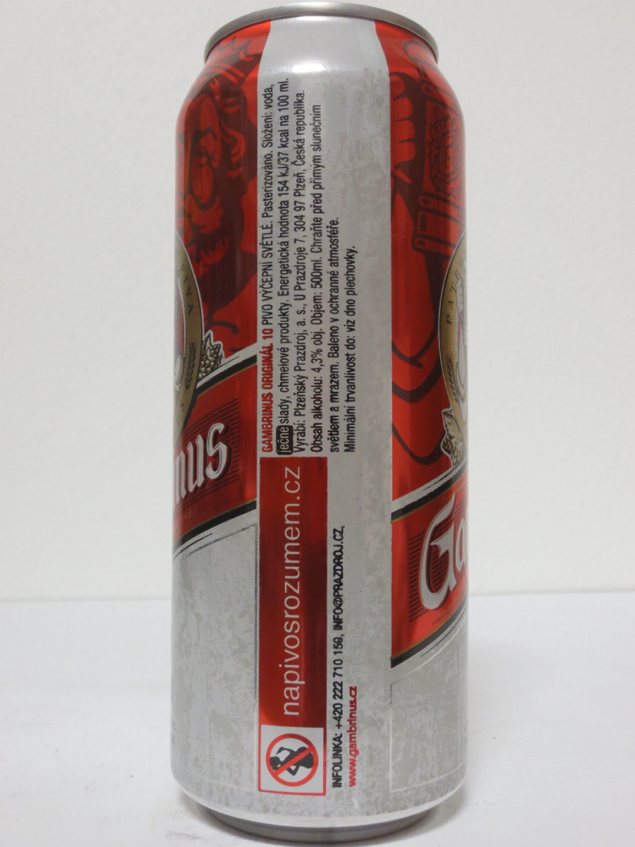 Gambrinus 10 Originál č.2 (50cl) (B/O)