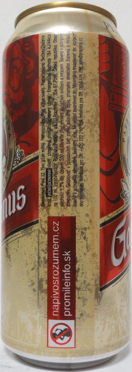 Gambrinus 12 Plná (CZ+SK) (50cl) (B/O) č.1