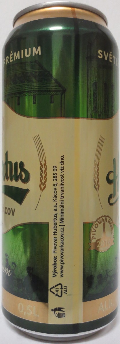 Hubertus PIVOVAR KÁCOV 1457 Premium (50cl) (B/O) č.1