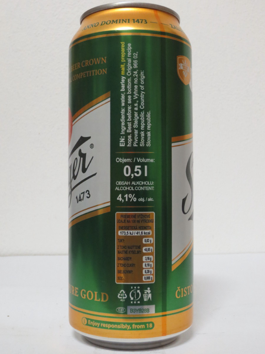 Steiger 1473 10% ČISTO PRIRODNÉ ZLATO (50cl) (B/O) č.2