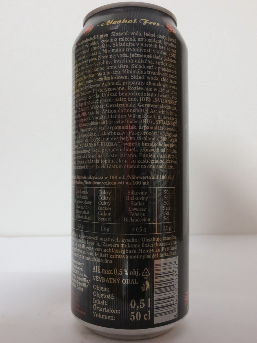 Svijany SVIJANSKÝ VOZKA - Nealkoholické pivo - 1564 (50cl) (B/O)