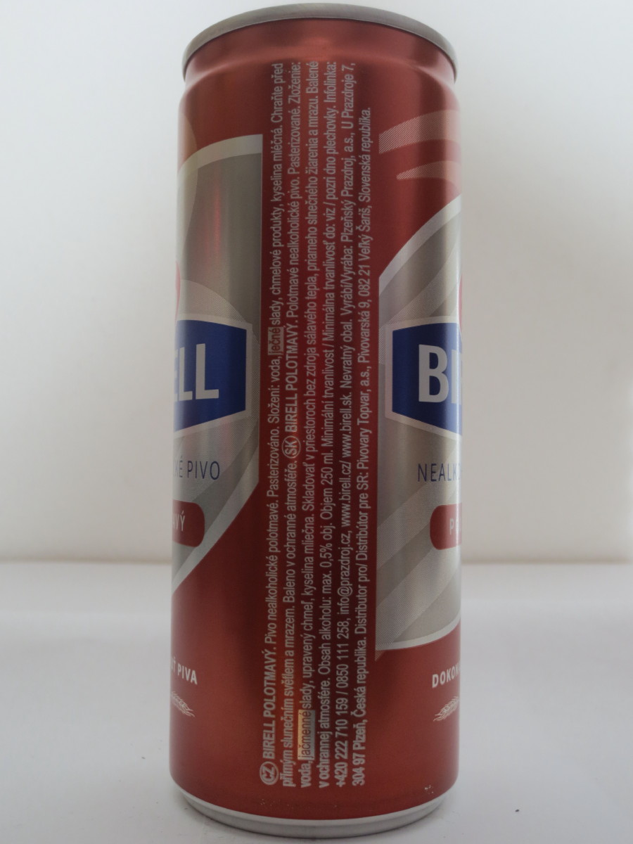 BIRELL NEALKOHOLICKÉ PIVO POLOTMAVÝ (25cl) (B/O)