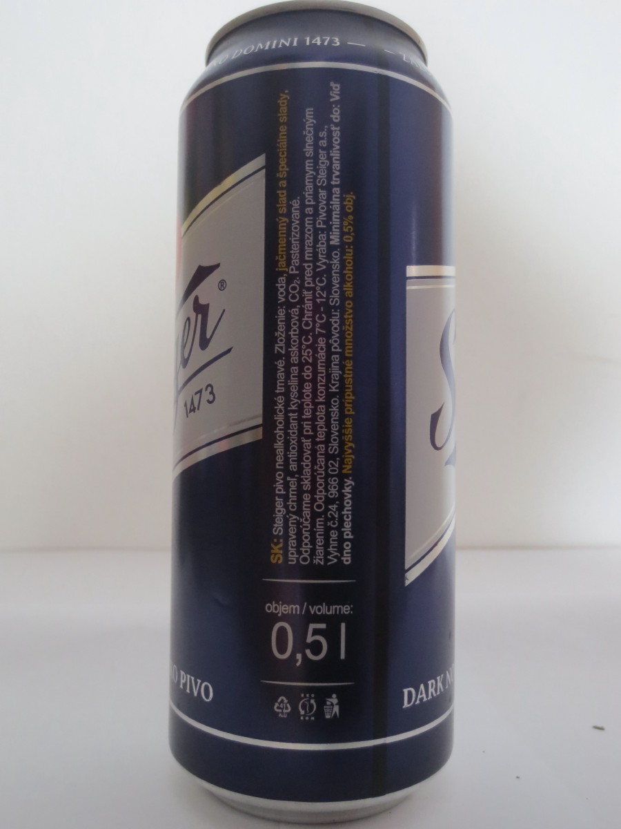 Steiger 1473 DARK NON-ALCOHOLIC BEER (50cl) (B/O)