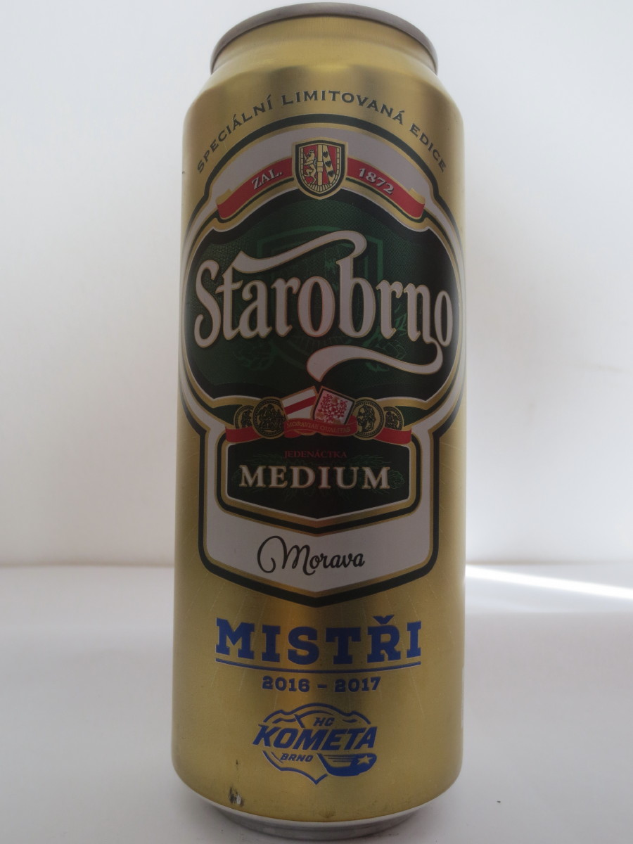 Starobrno MEDIUM Morava MISTŘI 2016-2017 KOMETA - 1 MAREK ČILIAK (50cl) (B/O)
