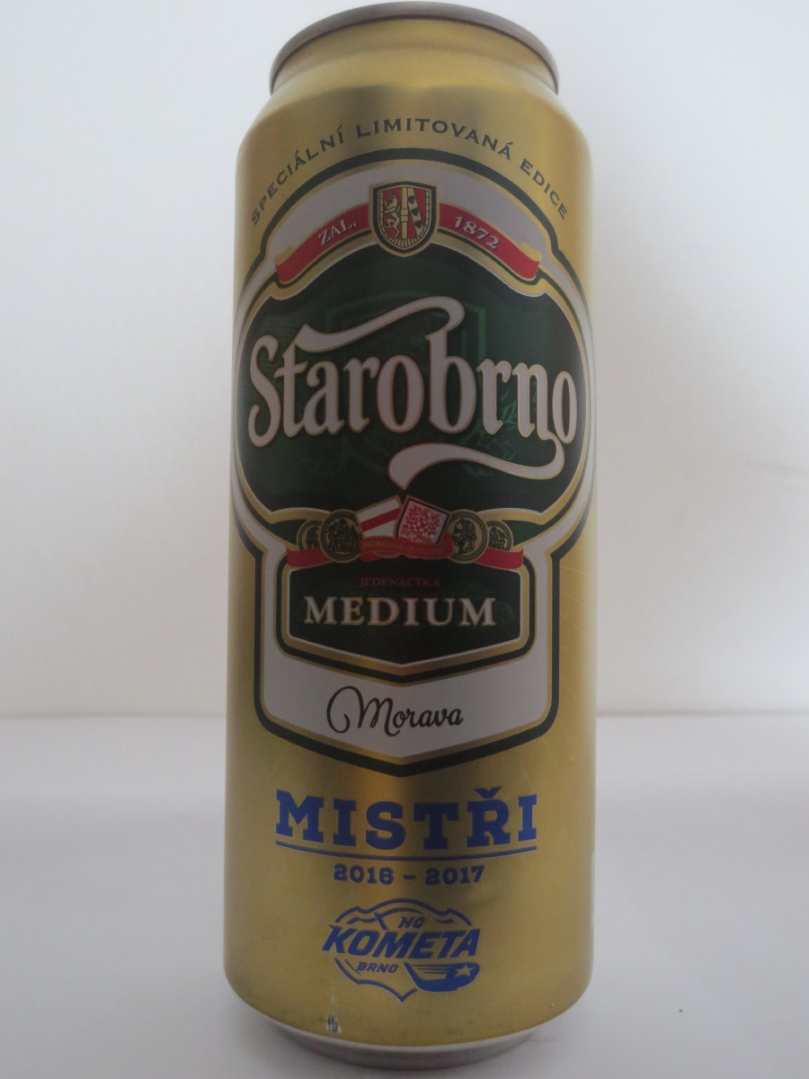 Starobrno MEDIUM Morava MISTŘI 2016-2017 KOMETA - 6 JOZEF KOVÁČIK (50cl) (B/O)