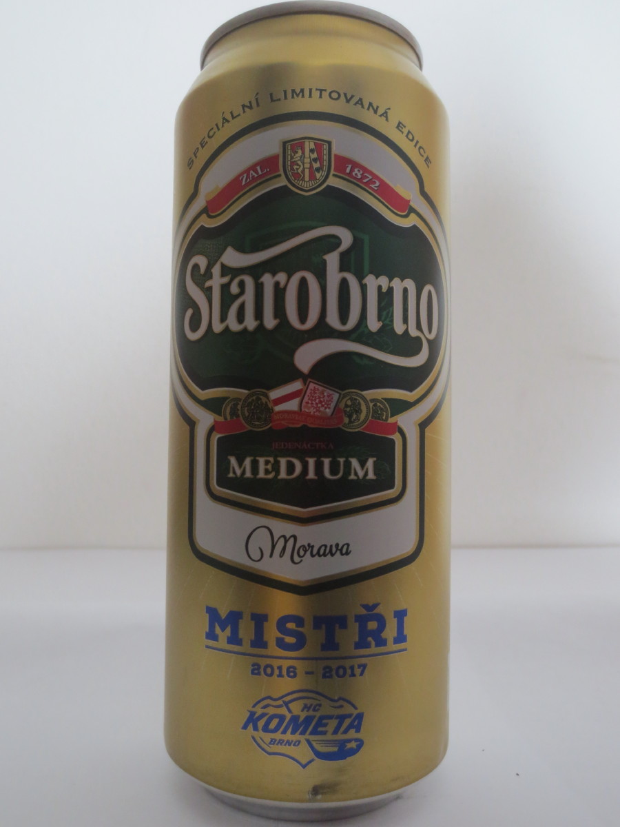 Starobrno MEDIUM Morava MISTŘI 2016-2017 KOMETA - 26 MARTIN ZAŤOVIČ (50cl) (B/O)