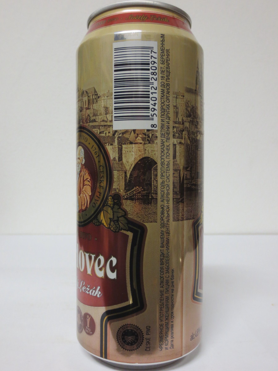 ČESKÉ PIVO Karlovec Světlý ležák (50cl) B/O)