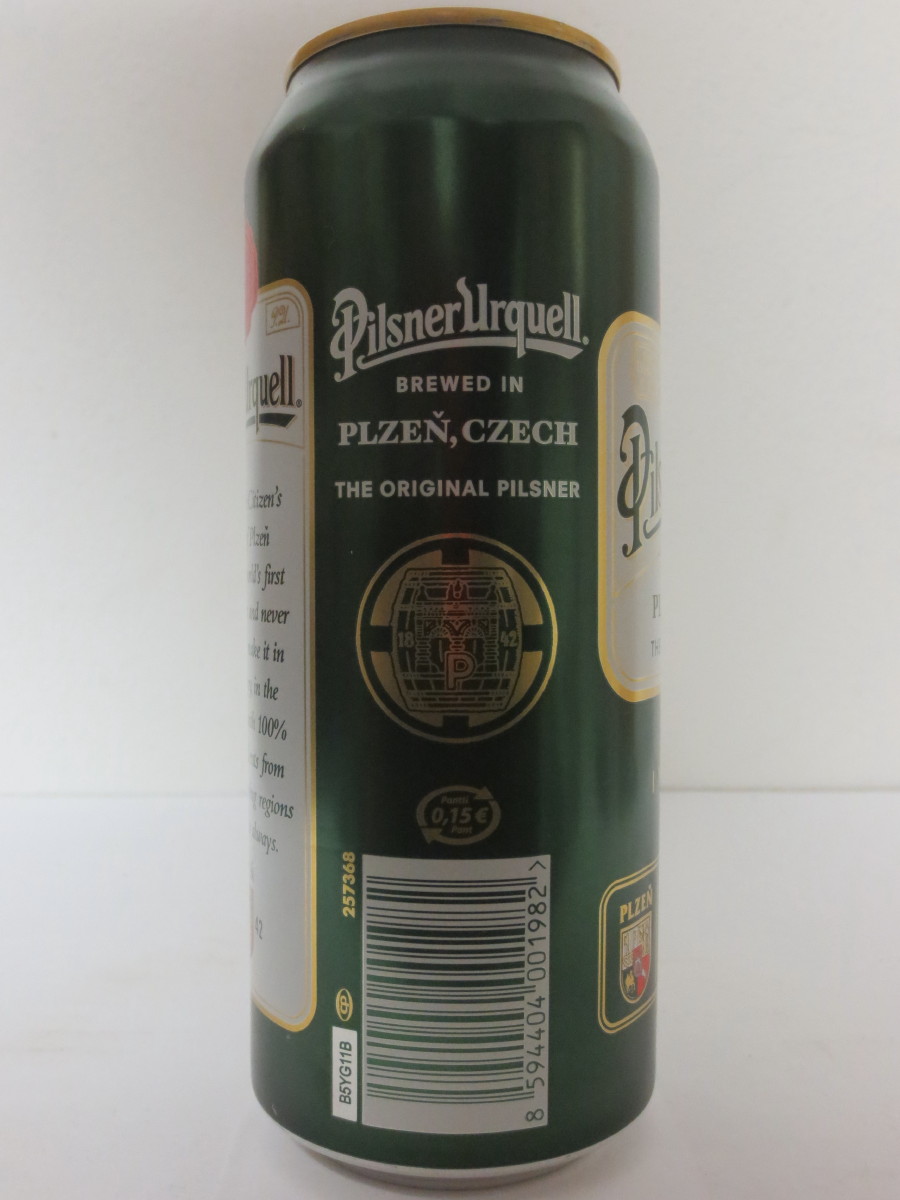 Pilsner Urquell BREWED IN PLZEŇ,CZECH THE ORIGINAL PILSNER IMPORTED (50cl) (B/O)