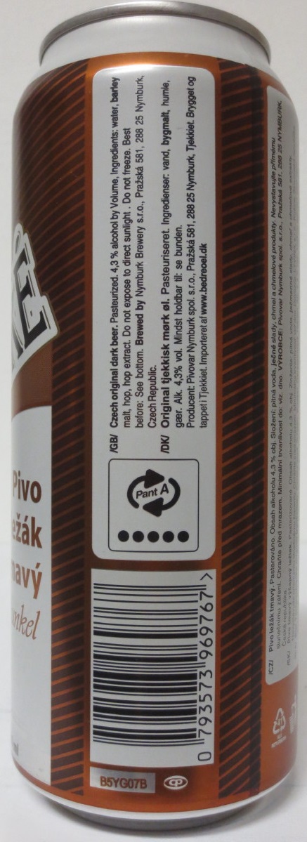 NYMBURK POSTŘIŽINSKÉ Pivo ležák tmavý Dunkel (50cl) (B/O)