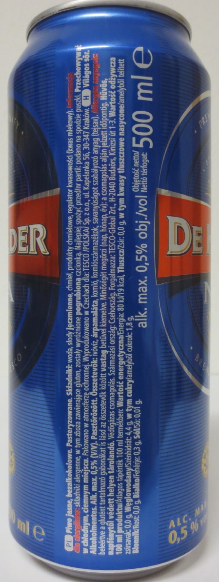DE HELDER N.A Non Alcoholic (50cl) (B/O)