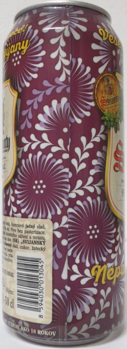 Svijany SVIJANSKÝ MÁZ Nepasterizované Veselé Velikonoce (50cl) (B/O) fialová