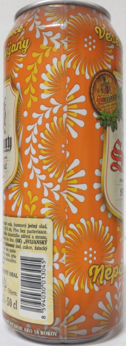 Svijany SVIJANSKÝ MÁZ Nepasterizované Veselé Velikonoce (50cl) (B/O) hnědá